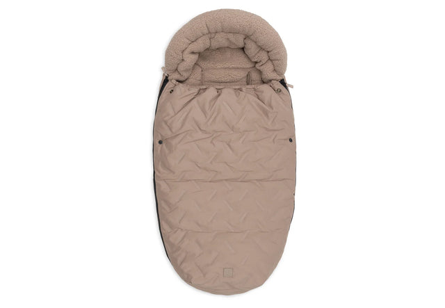 Jollein šiltas vokelis vežimėliui Embossed Milky Coffee, 92×52 cm