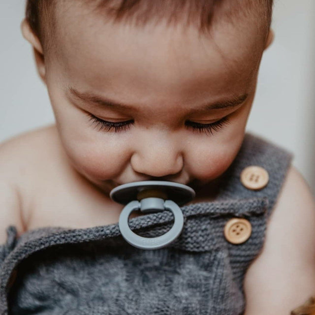 BIBS čiulptukų rinkinys 1 dydis (0 - 6 mėn.) Iron / Baby Blue (4852200669266)