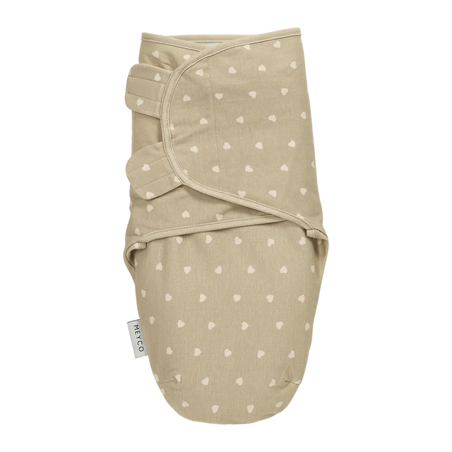 Meyco Baby kūdikio vystymo miegmaišis 0–3 mėn., Sweet Heart Sand/Soft – TOG 1.0