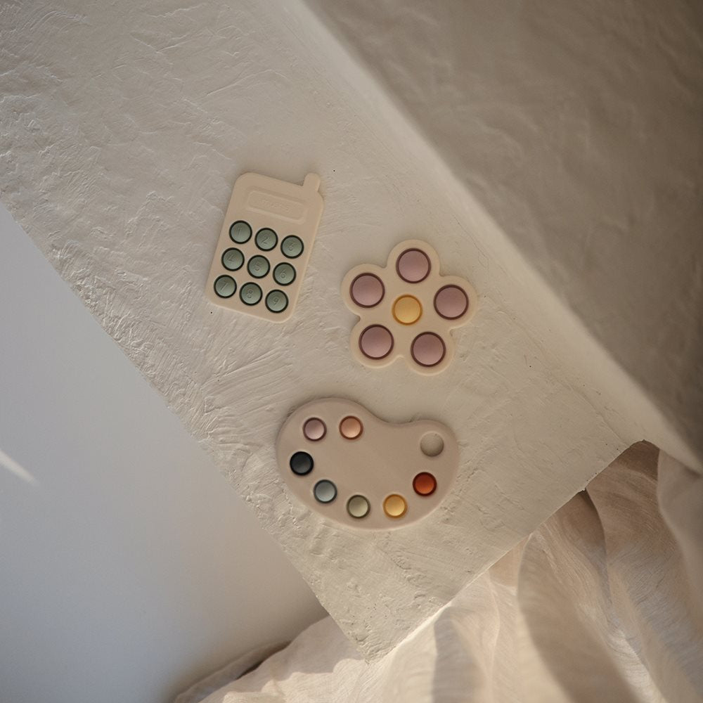 Mushie pop it rotaļlieta Paint Palette Multi