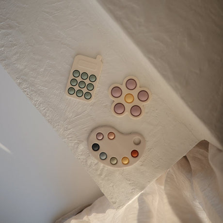 Mushie pop it rotaļlieta Paint Palette Multi