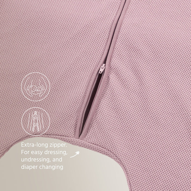 Meyco Baby Studio kūdikio miegmaišis su kojytėmis Purple Pink, TOG 1.0