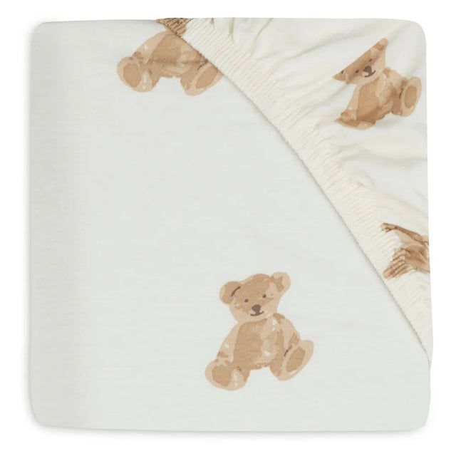 Jollein jersey paklodė su guma Teddy Bear