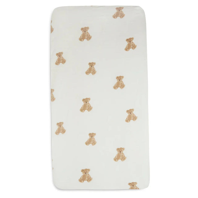 Jollein jersey paklodė su guma Teddy Bear