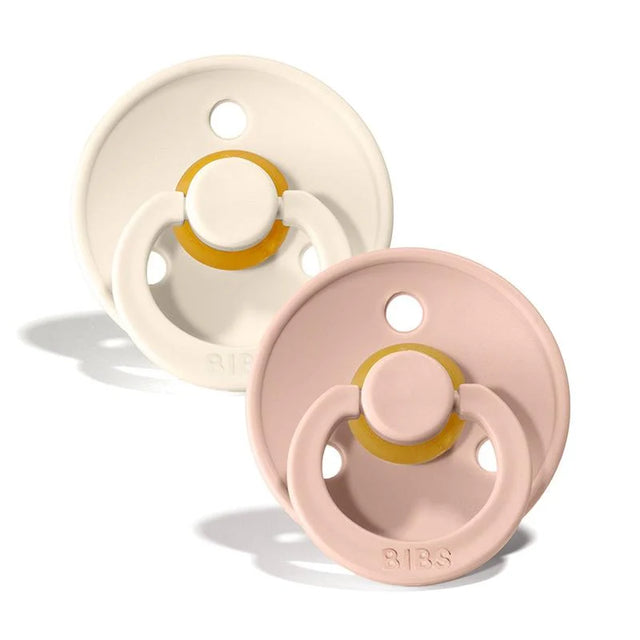 BIBS čiulptukų rinkinys 3 dydis (18 mėn. +) Ivory / Blush