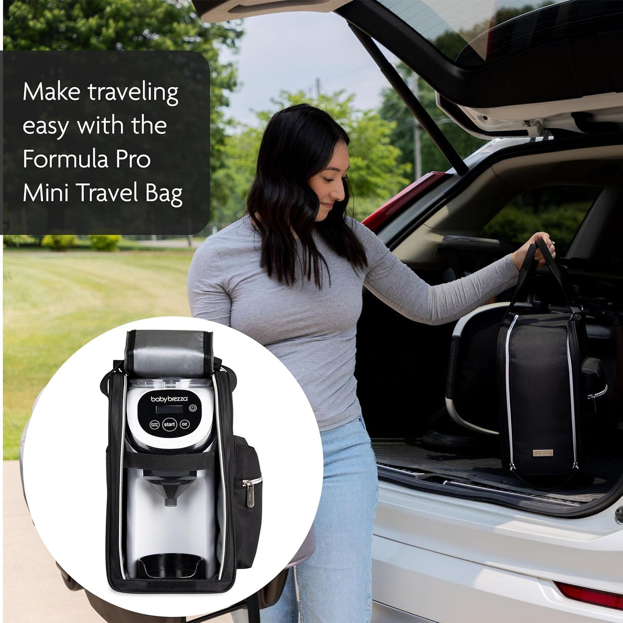 Baby Brezza Formula Pro Mini piena maisījuma pagatavošanas ierīce