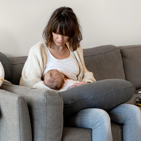 Doomoo Buddy barošanas un grūtniecības spilvens Chine Anthracite