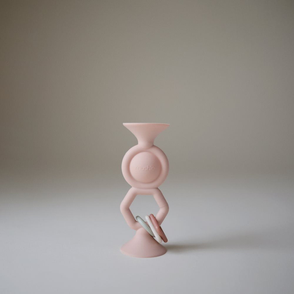 Mushie izglītojošo rotaļlietu krūzes tornis — retro krāsas (retro)