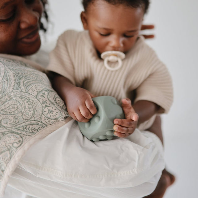 Mushie pop it rotaļu kauliņi Blue/Shifting Sands (2 gab.)