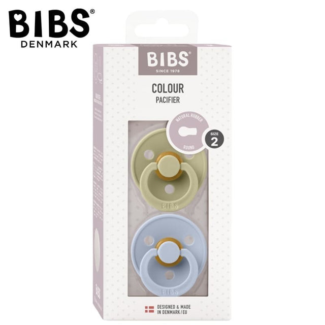 BIBS knupīšu komplekts 2. izmērs (6 - 18 mēn.) Khaki / Dusty blue