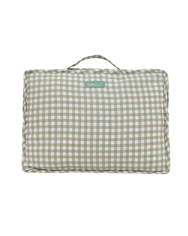 Molis&Co vaikiškas miegmaišis su antklode ir pagalvės užvalkalu Mint Tea 70 x 140