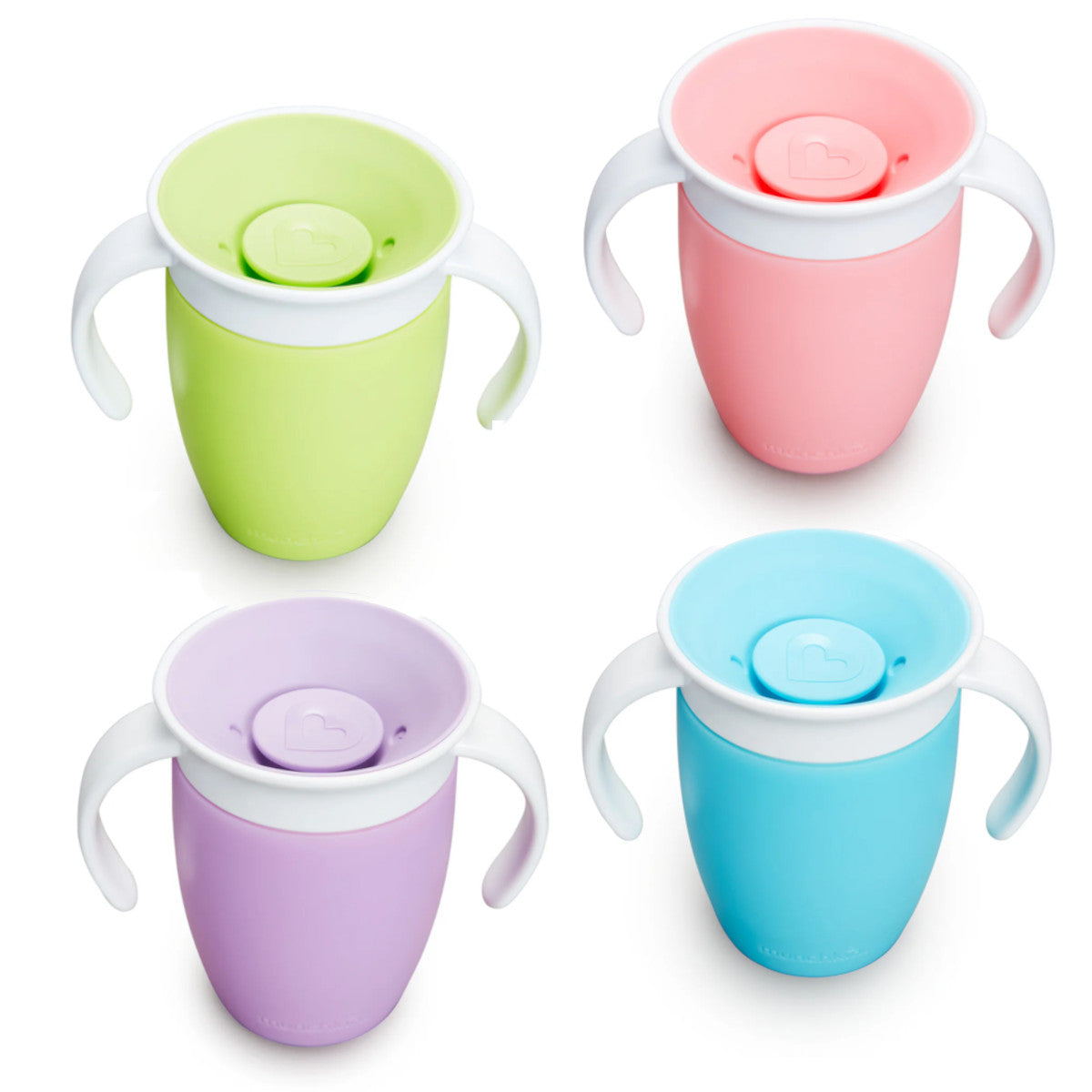Munchkin Miracle 360 mācību krūzīte bez izliešanas (dažādas krāsas)