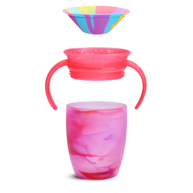 Munchkin mācību krūze - dzērājs Miracle 360 grādi (daudz krāsu)