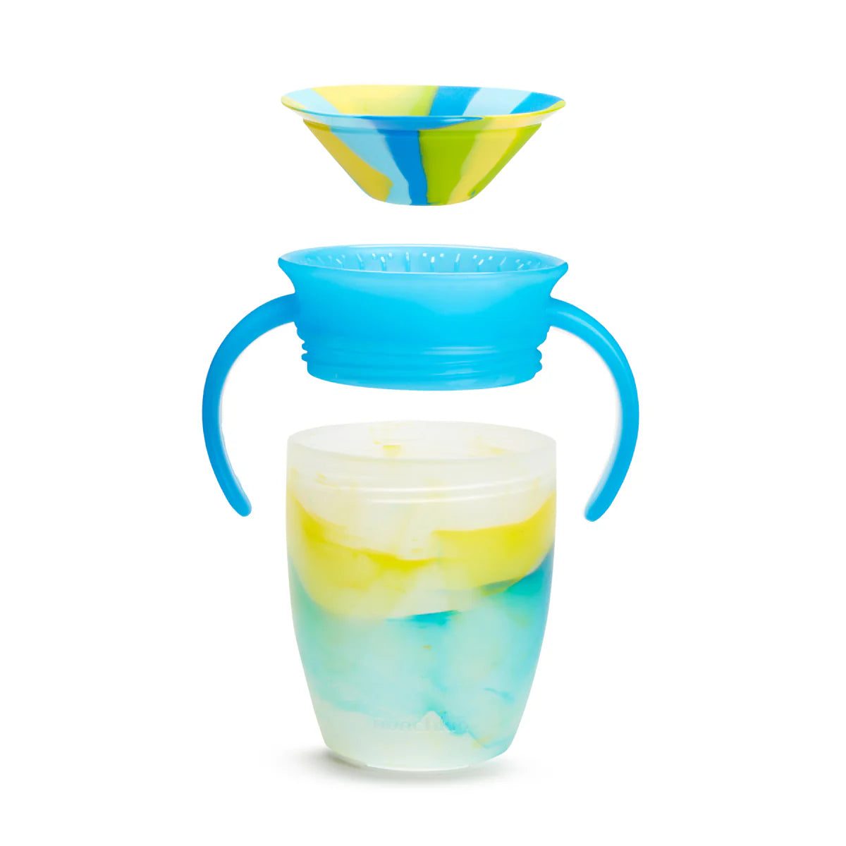 Munchkin mācību krūze - dzērājs Miracle 360 grādi (daudz krāsu)