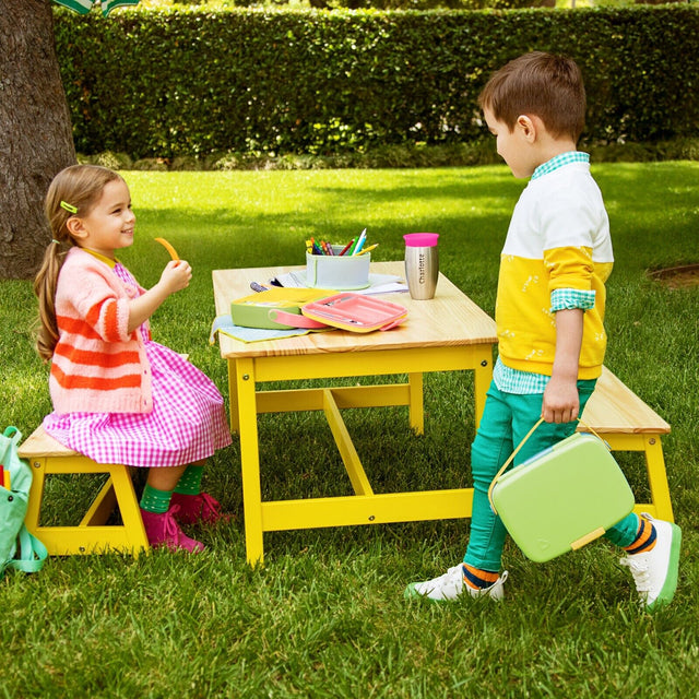 Munchkin pusdienu kaste ar nodalījumiem Bento Box (zaļa)