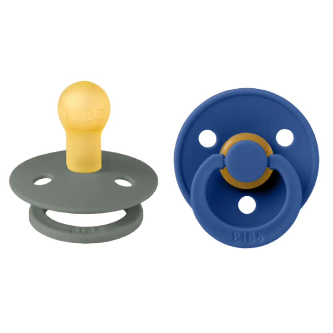 BIBS knupīšu komplekts 2. izmērs (6 - 18 mēn.) Priede / Rudzupuķe