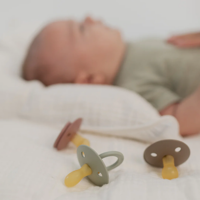 BIBS knupja komplekts 1. izmērs (0 - 6 mēneši) Simetrisks Dusty Pink / Coral