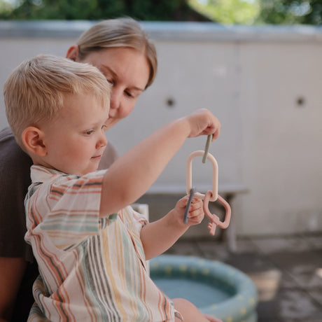 Mushie Chewer — zobu masāžas gredzens (daba)