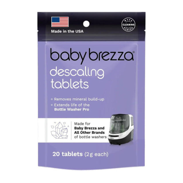 Baby Brezza Bottle Washer Pro nukalkinimo tabletės, 20 vnt.