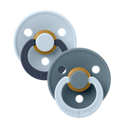 BIBS knupīša komplekts 2. izmērs (6 - 18 mēneši) Sky Blue / Baby Blue