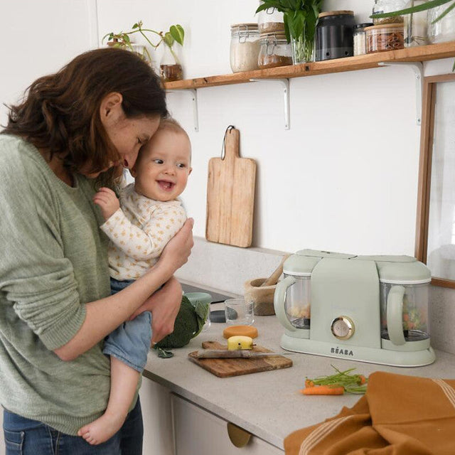 BEABA Babycook Plus trintuvas-garintuvas 4in1, Misty Green