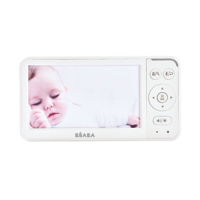 BEABA Zen+ 2 video auklė su 5" ekranu ir 360° kamera White