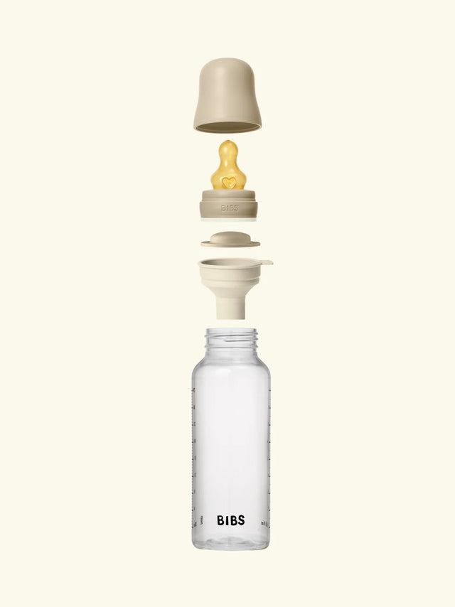 BIBS šviečiantis plastikinis buteliukas nuo dieglių 270 ml Glow Vanilla