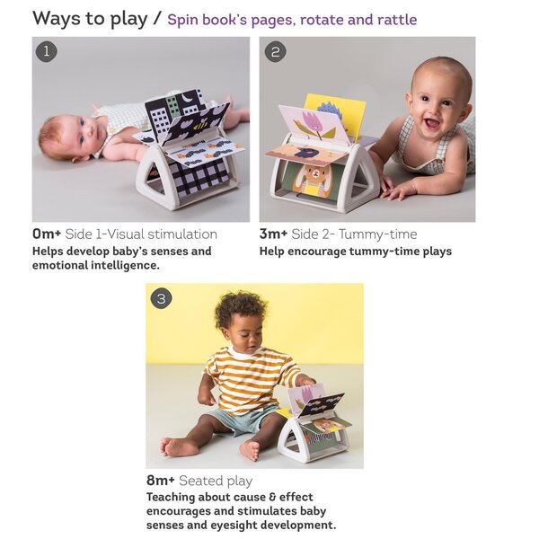 Taf Toys abpusēja mīksta grāmata mazuļiem "Pasaka"