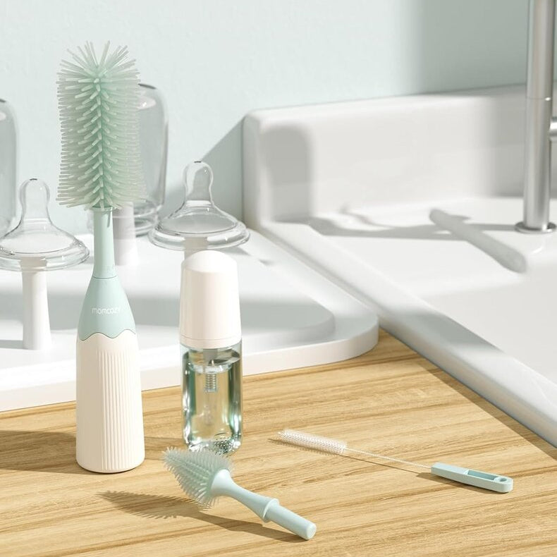 Munchkin suku komplekts pudeļu un glāžu mazgāšanai