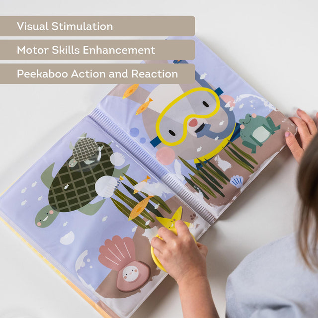 Taf Toys abpusēja mīksta grāmata mazuļiem "Pasaka"