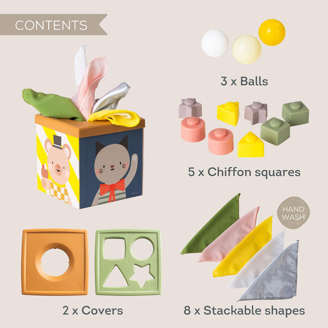 Taf Toys abpusēja mīksta grāmata mazuļiem "Pasaka"