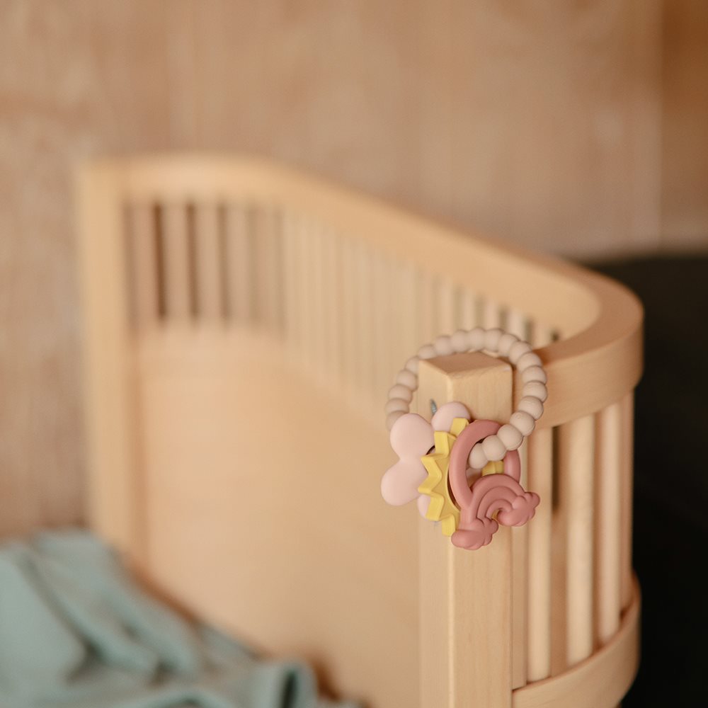 Mushie Chewer — zobu masāžas gredzens (daba)