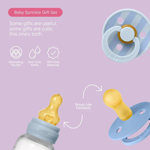 BIBS knupīša komplekts 2. izmērs (6 - 18 mēneši) Sky Blue / Baby Blue