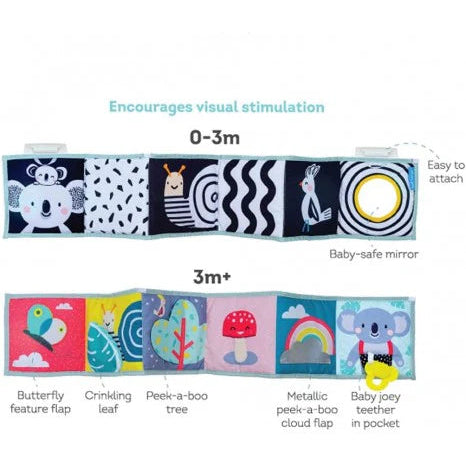 Taf Toys abpusēja mīksta grāmata mazuļiem "Pasaka"