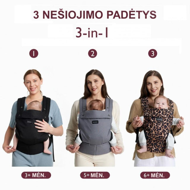 WILDRIDE pārvadātājs Grey Leopard