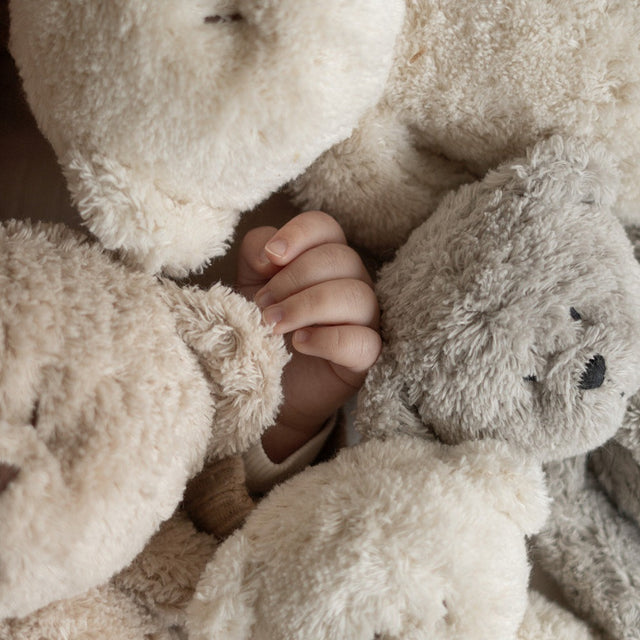 Moonie 2.0 organiskais lācīša miega spilvens - smiltis ar skaņas ierakstīšanas funkciju