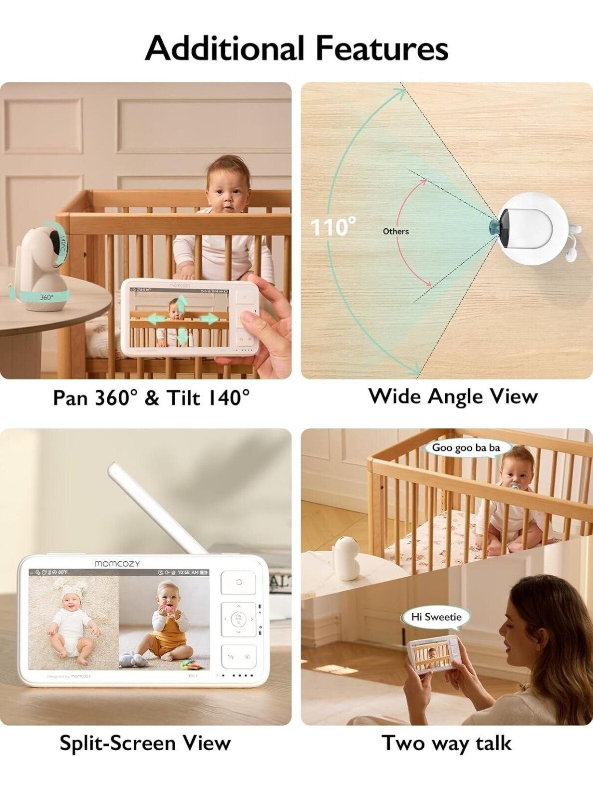 BBLUV Cäm HD video mobilā aukle