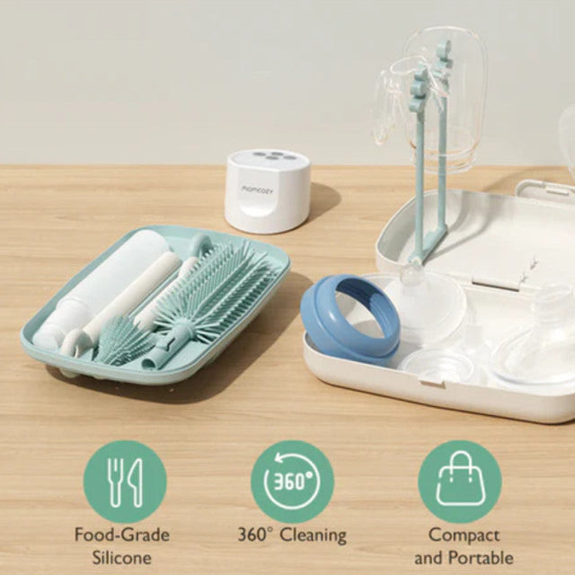 Munchkin suku komplekts pudeļu un glāžu mazgāšanai