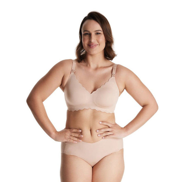 Carriwell bezšuvju māsu krūšturis / Original Nursing Bra Blue-Pink