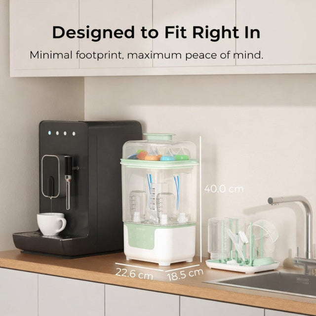 Baby Brezza SuperFast Sterilizer Dryer pudeļu sterilizatora žāvētājs