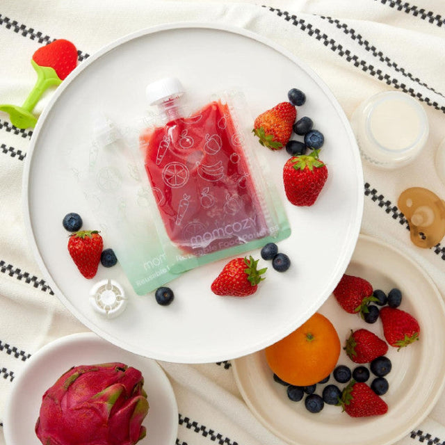 Twistshake vairākkārt lietojams saspiežams trauks biezeņiem (220 ml, dažādas krāsas)