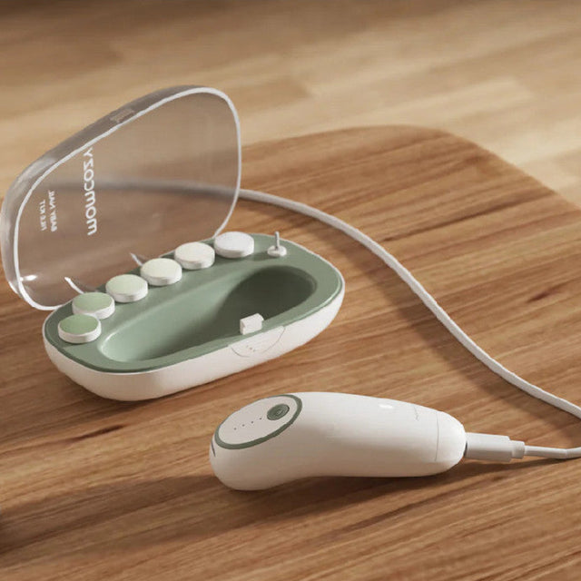 BBLUV elektriskā nagu griešanas mašīna zīdaiņiem un bērniem (nagu trimmeris)