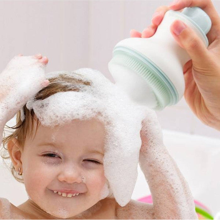 Mushie izglītojoša silikona zobu birste (Shifting Sand)