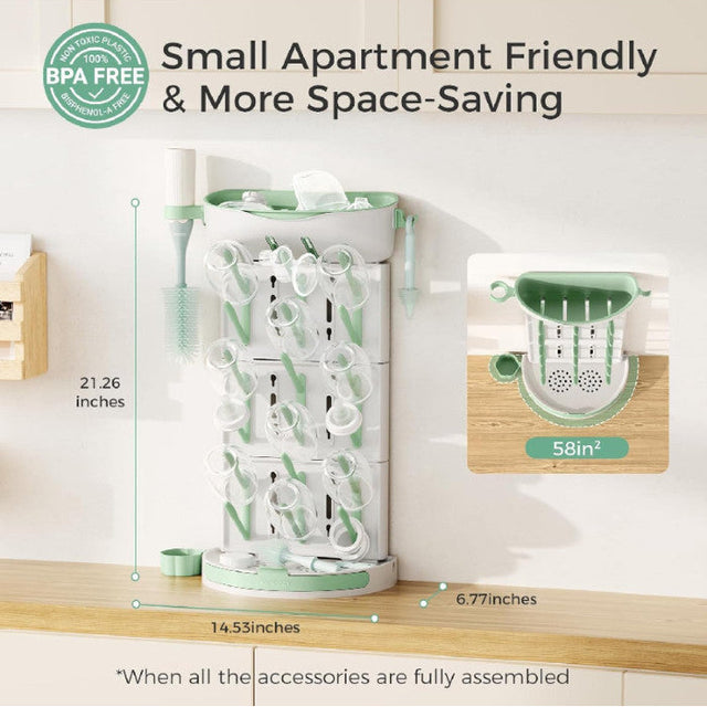 Munchkin suku komplekts pudeļu un glāžu mazgāšanai