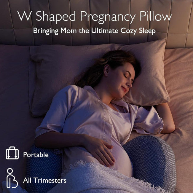 Doomoo Buddy barošanas un grūtniecības spilvens Tetra Jersey Green