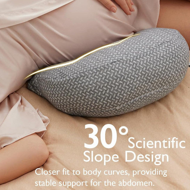 Doomoo Buddy barošanas un grūtniecības spilvens Tetra Jersey Green