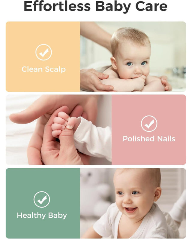 BBLUV elektriskā nagu griešanas mašīna zīdaiņiem un bērniem (nagu trimmeris)