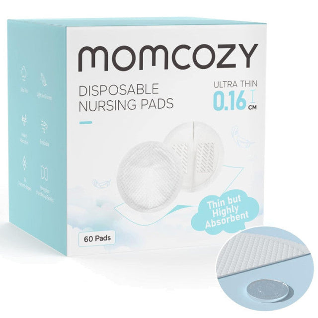 Momcozy itin ploni vienkartiniai žindymo įklotai į liemenėlę, 60 vnt.