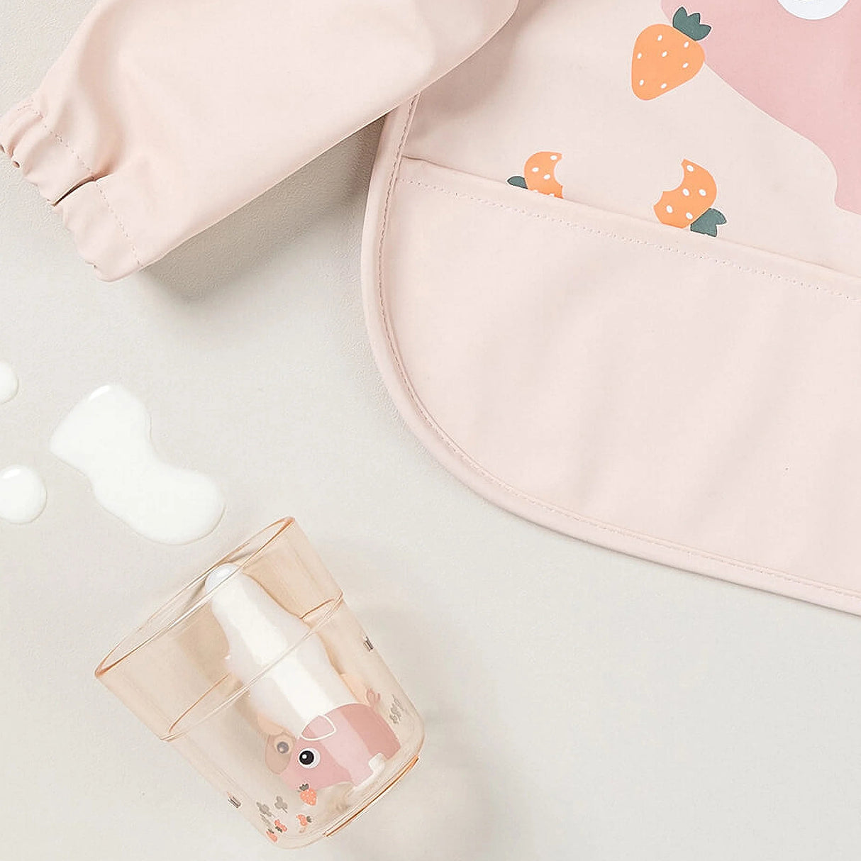 Done by Deer krūzīšu komplekts Yummy mini stikls Happy Clouds Papaya, 3 gab.