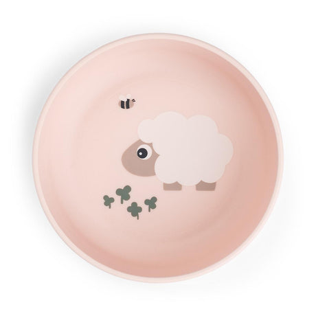 Deer neslīdošā bļoda Foodie Happy dots pulveris